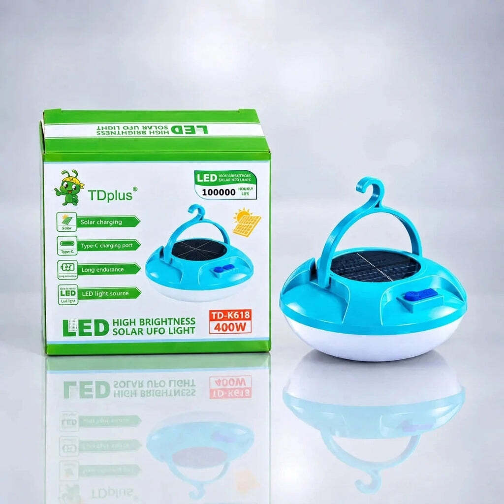 TDplus TD-K618 400W High Brightness Solar UFO Light