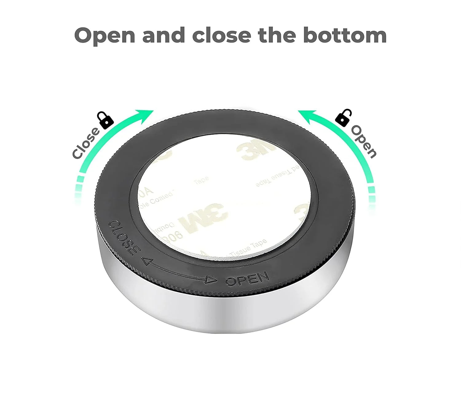 Mini Wireless Battery operated 3 LED Push Touch Light for home, kitchen, wardrobe and stairs