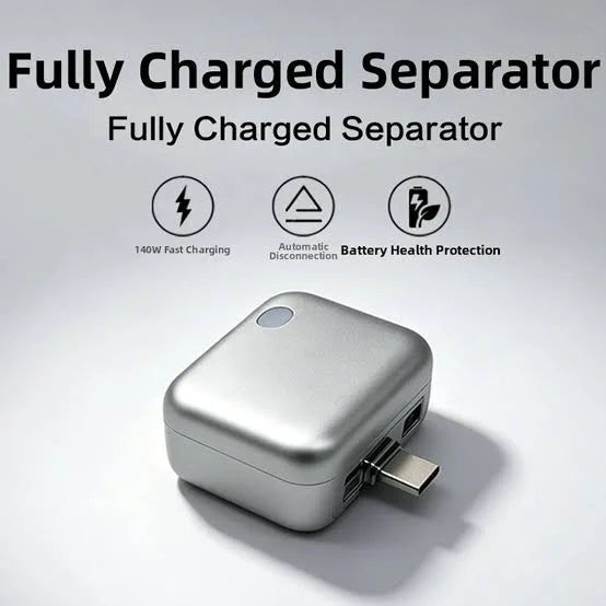 PopGuard™ 140W Automatic Charging Disconnector (USB-C) – Silver