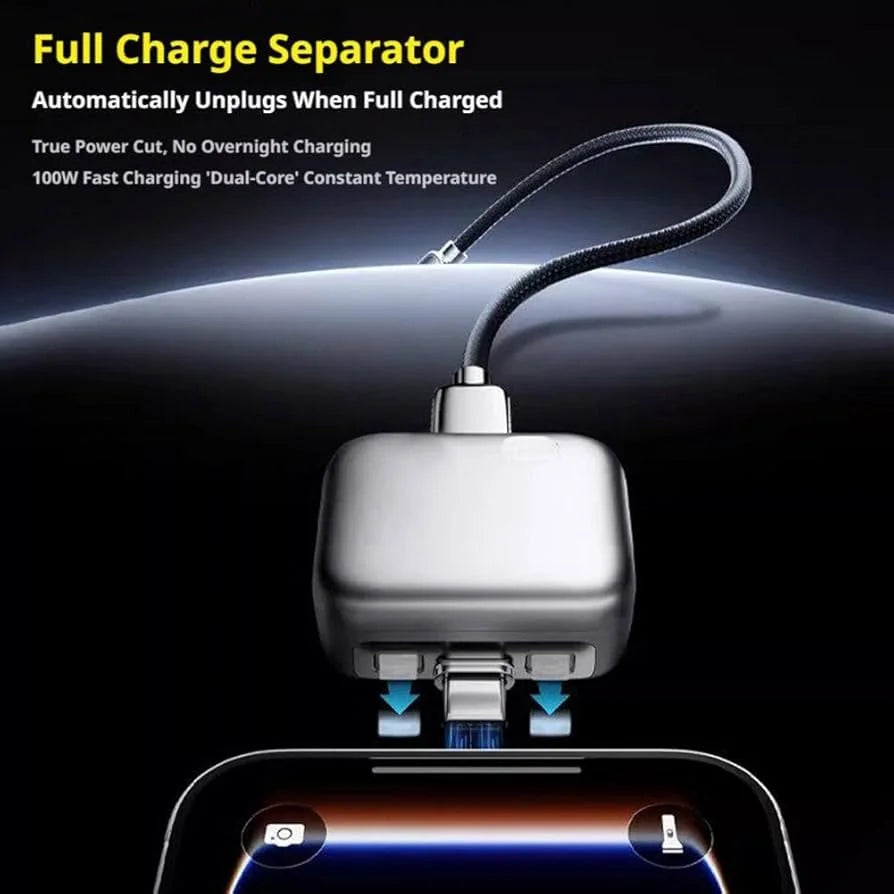 PopGuard™ 140W Automatic Charging Disconnector (USB-C) – Silver