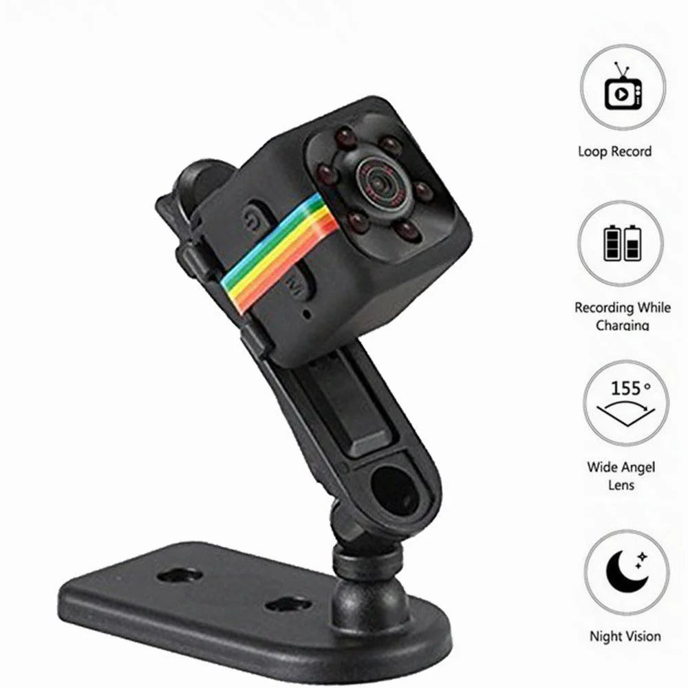 SQ11 Mini Camera 1080P HD Portable Security Camera with Night Vision & Motion Detection