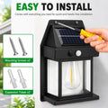 Solar Wall Lamp  – Outdoor Solar Motion Sensor Wall Light (Waterproof)