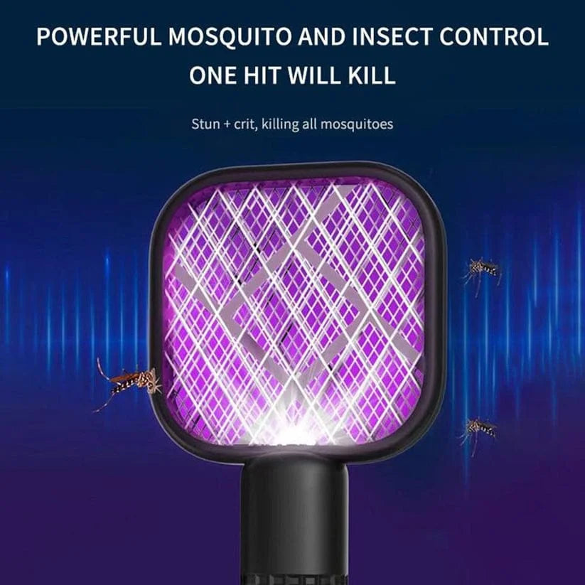 Electric Mini USB Mosquito Killer Racquet Lamp – Wireless Night Bulb & Effective Insect Catcher