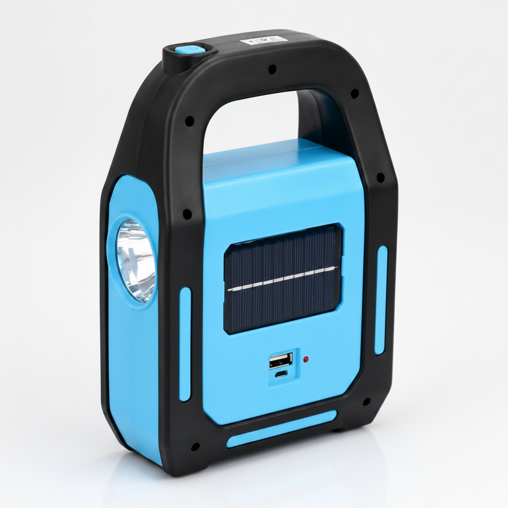 HurryBolt Rechargeable LED Work Light – 3-in-1 Portable Emergency & Camping Light (HB-9707A-1)