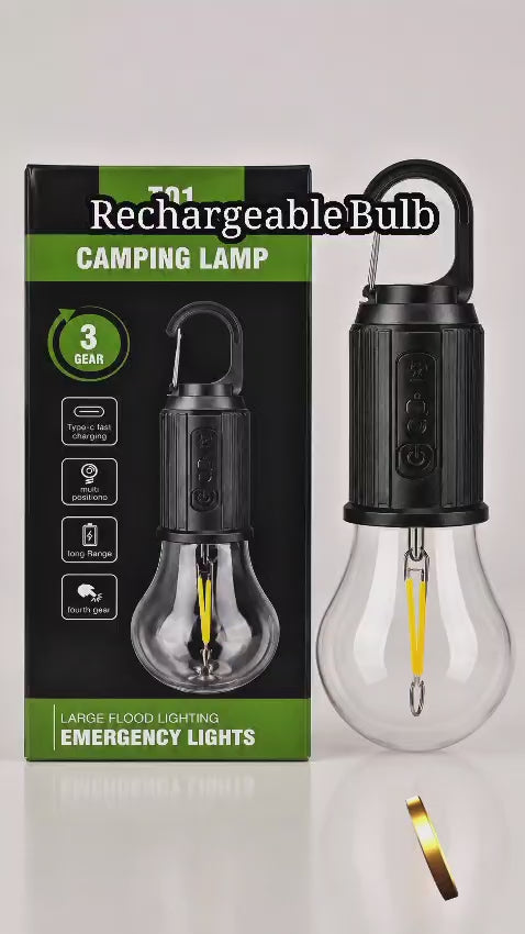 T01 Rechargeable USB Type-C LED Emergency Hanging Bulb