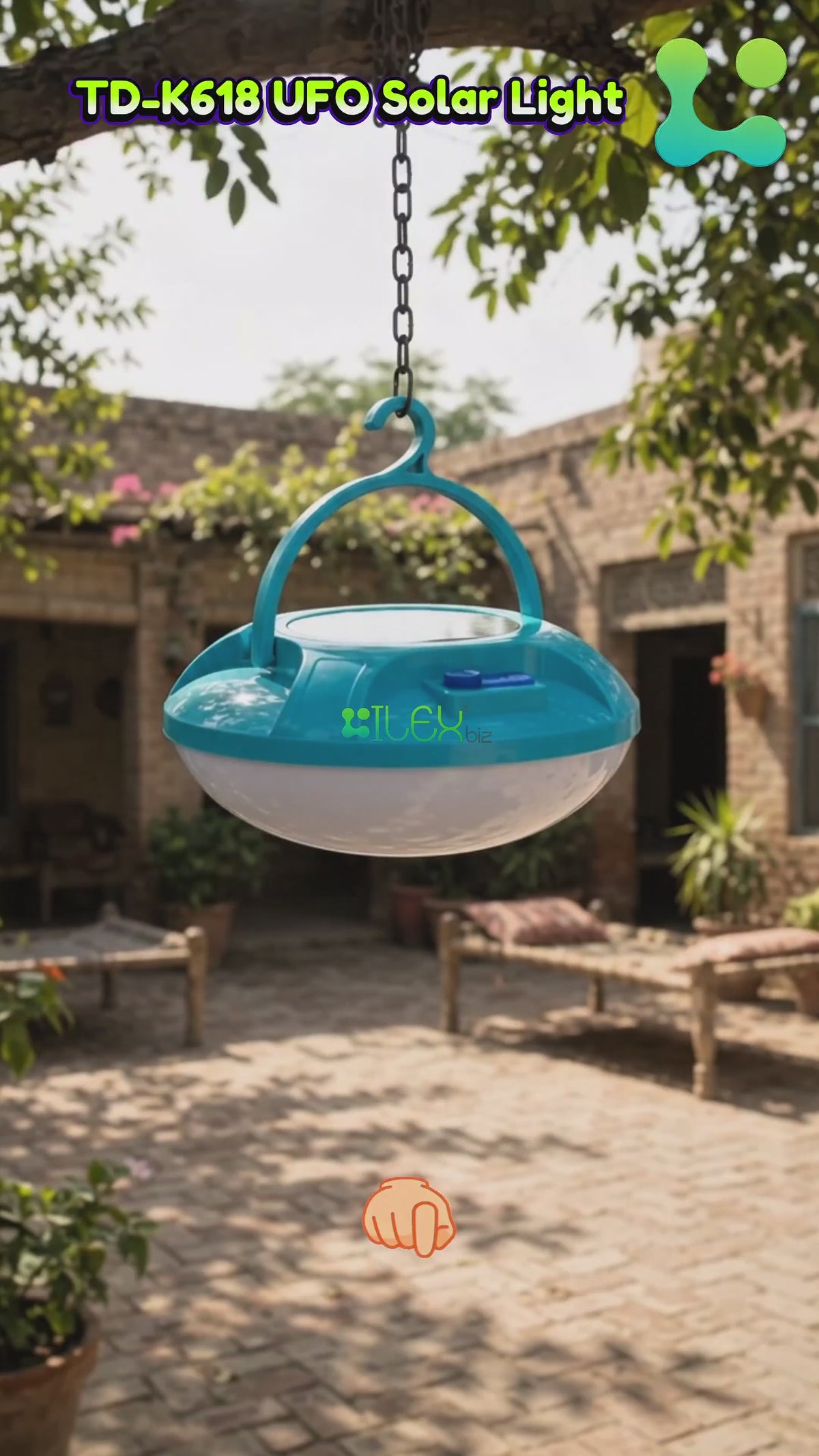 TD-K618 UFO Solar Light