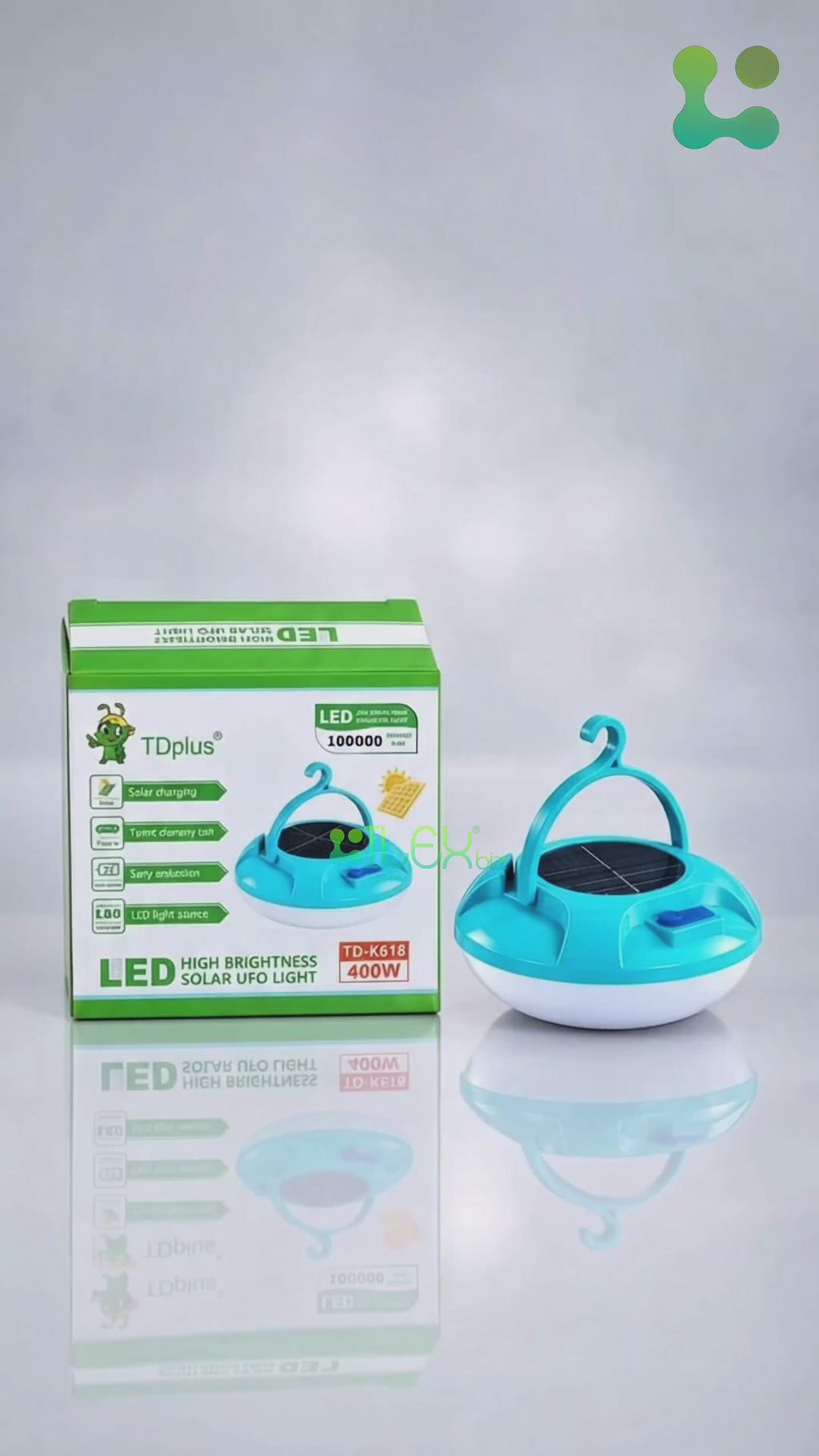 TDplus TD-K618 400W High Brightness Solar UFO Light