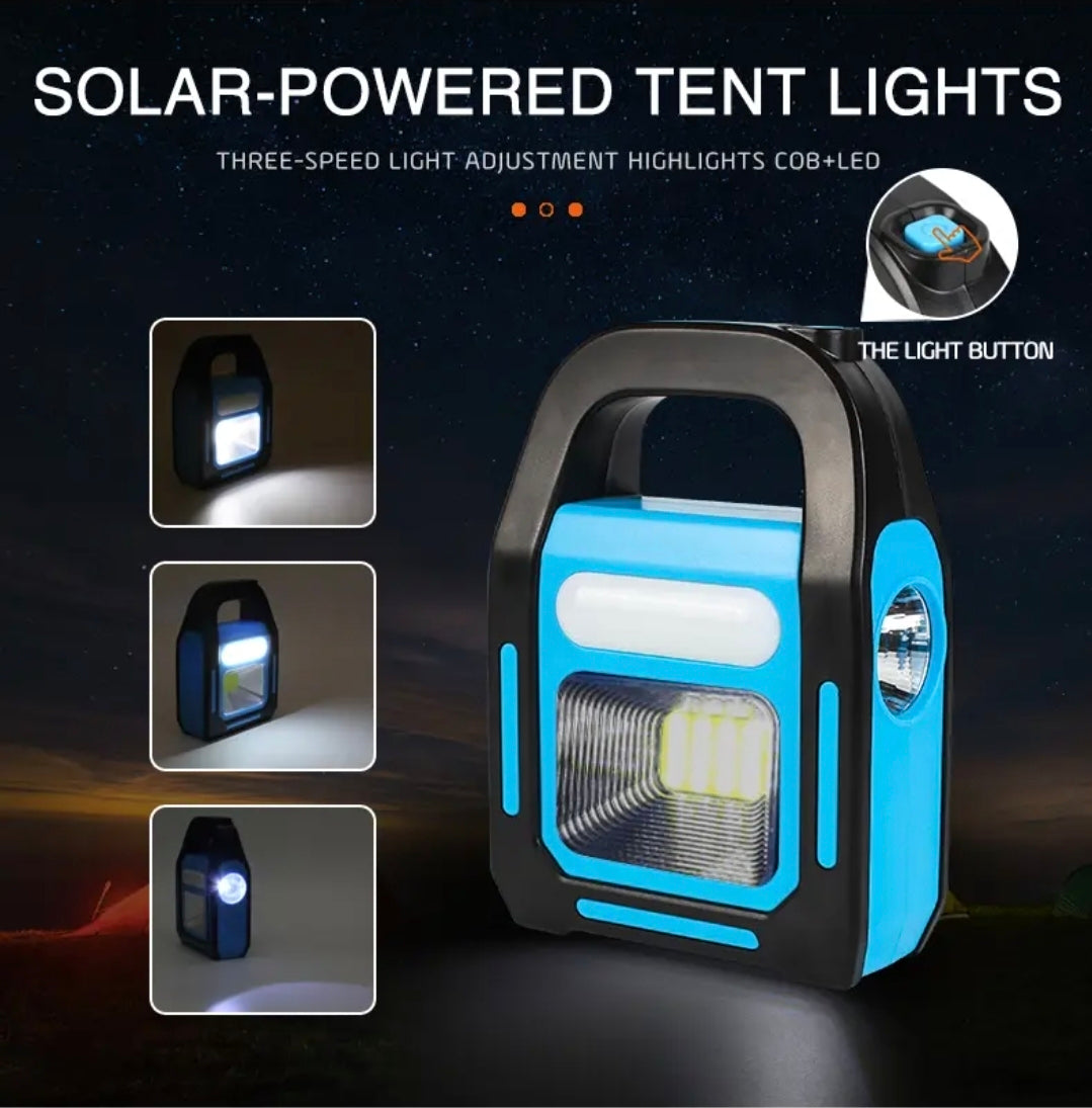 HurryBolt Rechargeable LED Work Light – 3-in-1 Portable Emergency & Camping Light (HB-9707A-1)